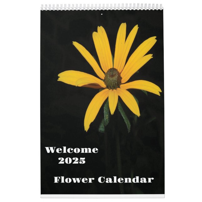 Flor y noche del calendario 2025 (Tapa)