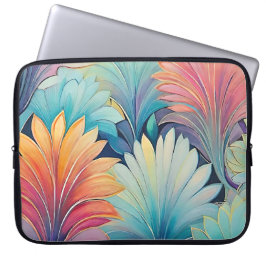 Flora 1 Funda de portátil Floral Pastel