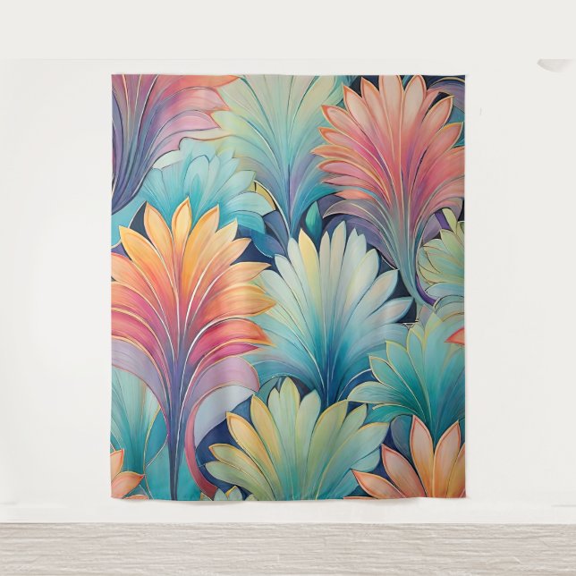 Flora 1 Tapiz Floral Pastel (Anverso)