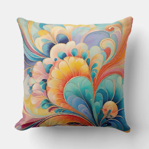 Flora 3 Cojín decorativo Floral Pastel
