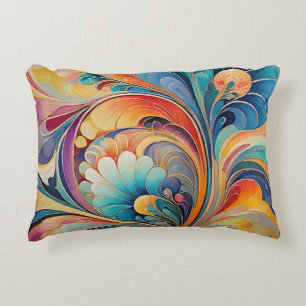 Flora 3 Floral Pastel Almohada acento