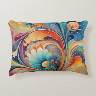 Flora 3 Floral Pastel Almohada acento