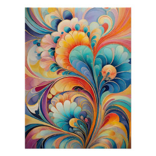 Flora 3 Poster Floral Pastel