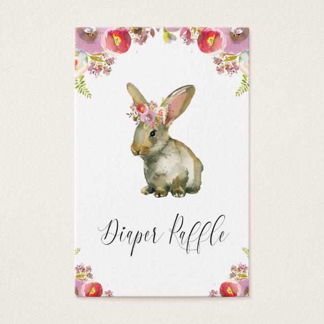 Flora Bunny Diaper Raffle (Anverso)