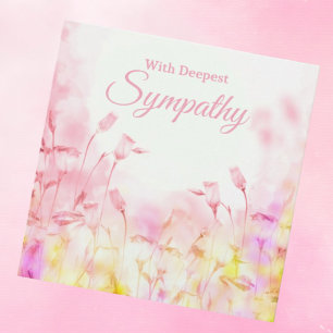 Flora de colores en tonos rosas suaves