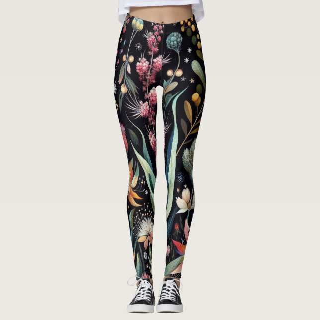 Flora Fauna Fashion Leggings (Anverso)