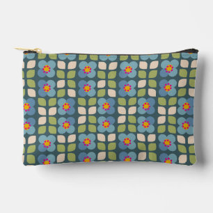 Flora Rubor - Bolsa floral azul y verde