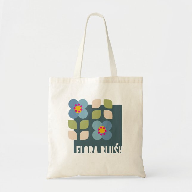 FLORA RUBOR - Bolsa Tote moderna (Frente)