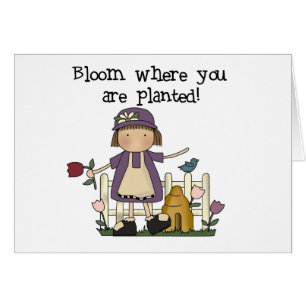 Floración donde le plantan