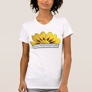 Floración donde usted está camiseta plantada
