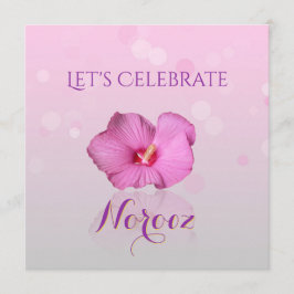 Floración persa noble del Año Nuevo - invitación