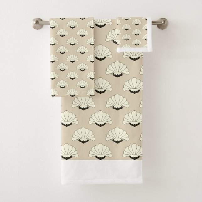 floraciones beige y negras del art déco del (In situ)