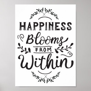 Floraciones de la felicidad dentro del arte de la