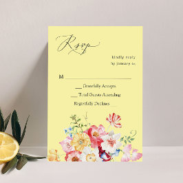 Floraciones multicolor de primavera sin RSVP de ca