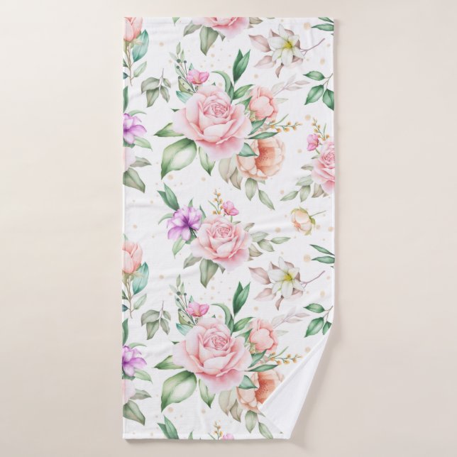 Floral (Toalla de baño)