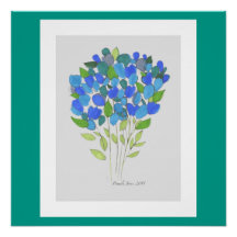 Floral #02 20" x 20" Poster perfecto