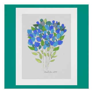 Floral #02 20" x 20" Poster perfecto