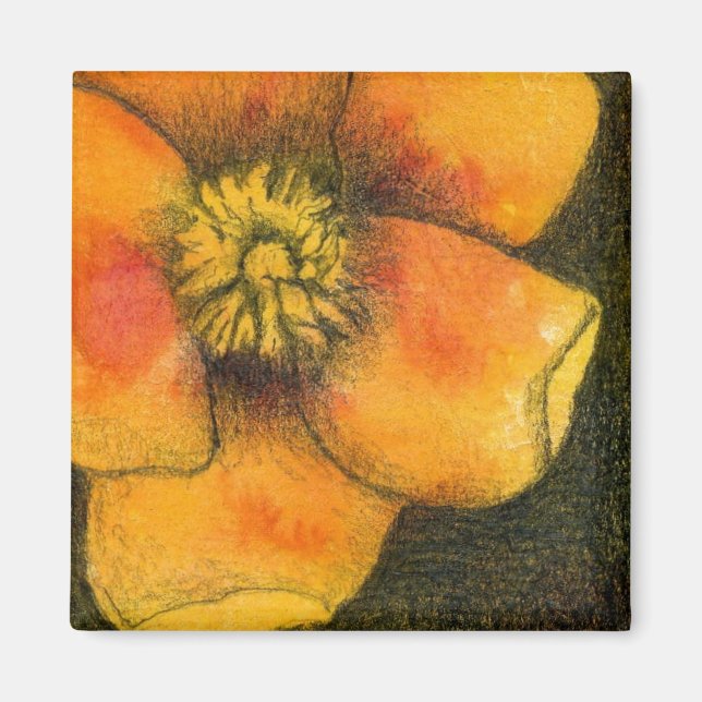 "Floral #1" Imán Floral (Frente)