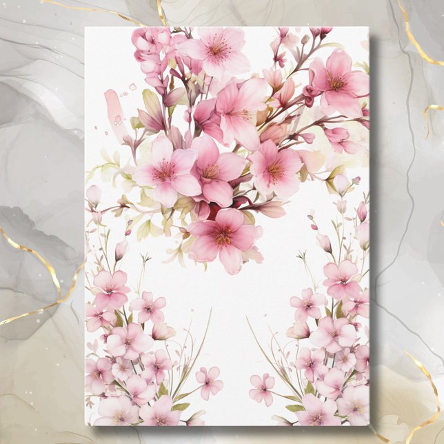 FLORAL A IR CON INVITACIÓN DE BODA DE VELLUM (Subido por el creador)