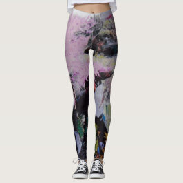 Floral Abstract Leggings