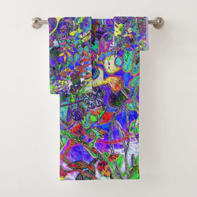 floral abstracta vibrante 1 (In situ)