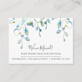 Floral acuarela Nueva Invitación de movimiento res