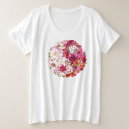 Floral acuática femenina más Yin-Yang