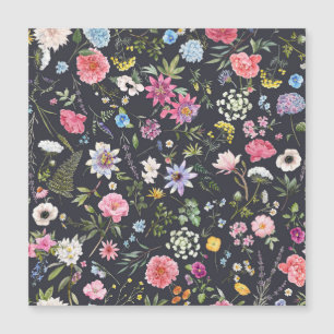 Floral acuática: Patrón de verano suave.