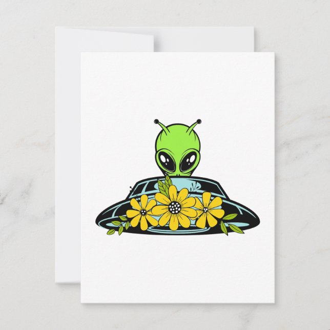 Floral Alien Spaceship (Anverso)
