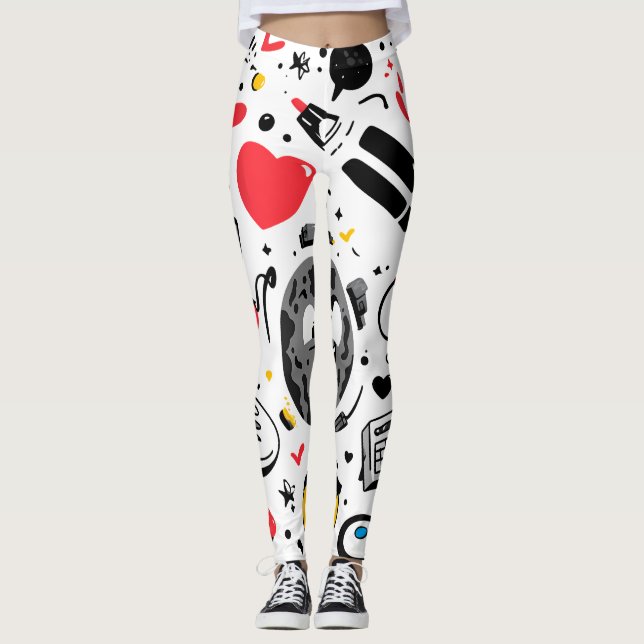 Floral All-Over Print Leggings (Anverso)