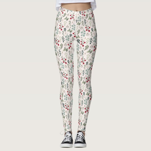 Floral Athletic Workout Leggings (Anverso)