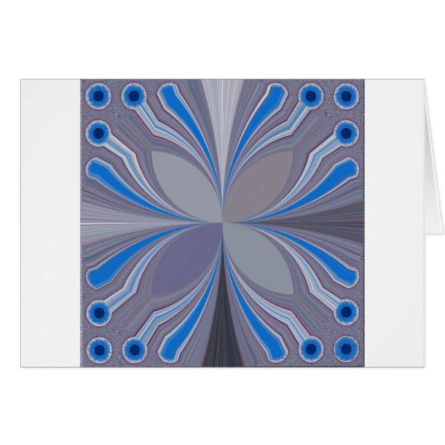 Floral azul (Anverso (Horizontal))