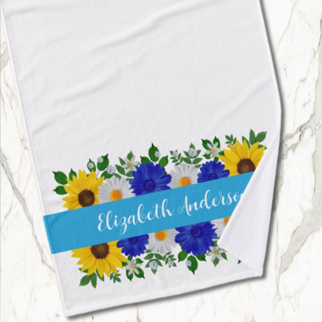 Floral azul de margarita girasol (Subido por el creador)