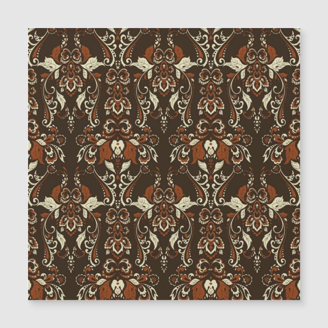 Floral barroca: tapiz clásico de época (Anverso)