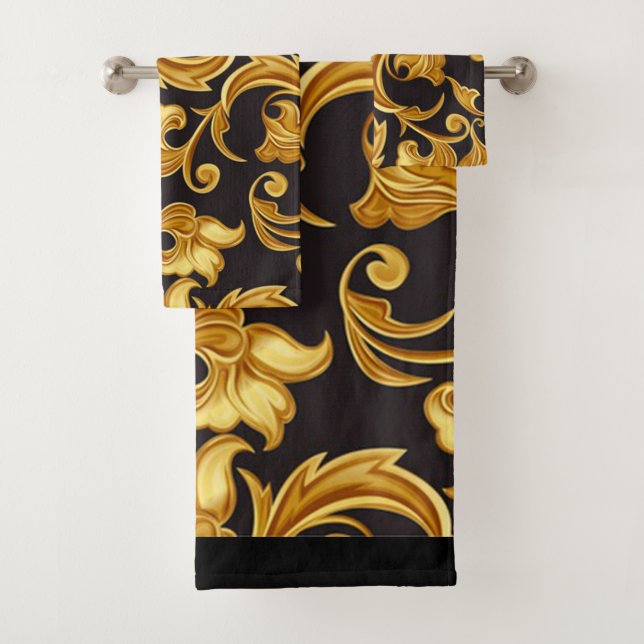 Floral Black Gold (In situ)