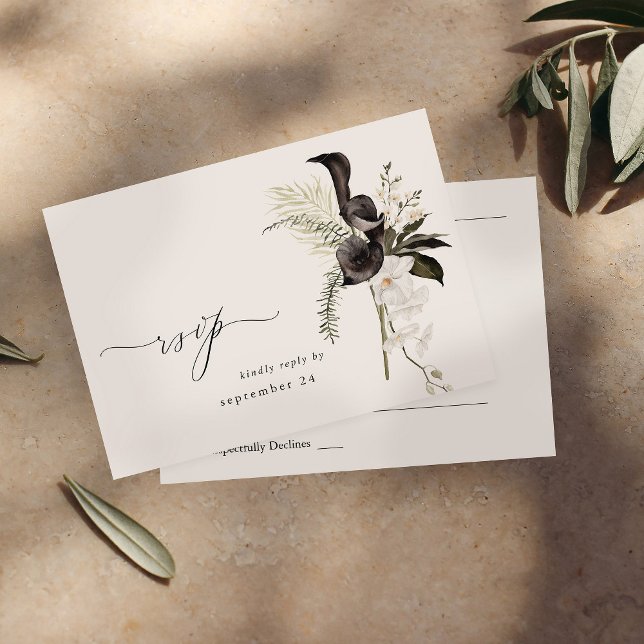 Floral blanca y negra con carne RSVP 4 (Subido por el creador)
