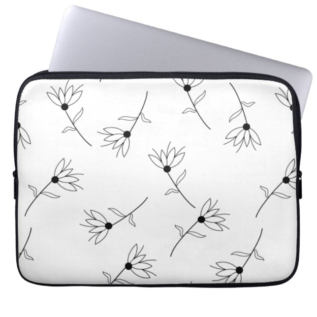 Floral, blanco lechero, bolsa electrónica romántic (Frente)