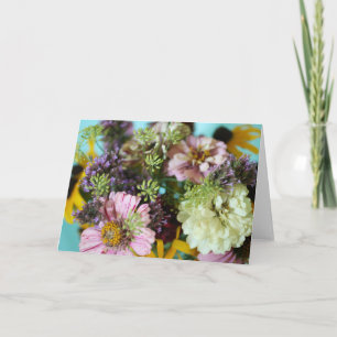 Floral Blank Dentro Del Bonito Elegante Rosa Dobla