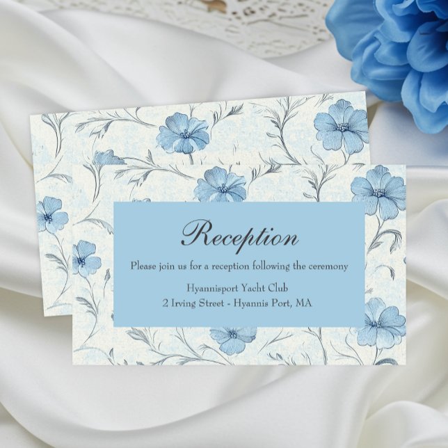 Floral Blue Country Garden a recepción Boda (Subido por el creador)