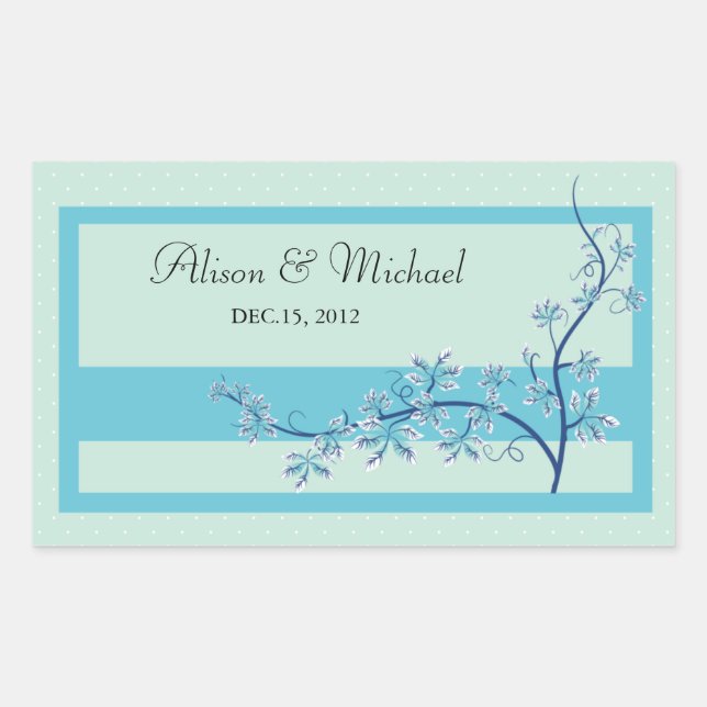 Floral Bluek - Sello Boda (Anverso)