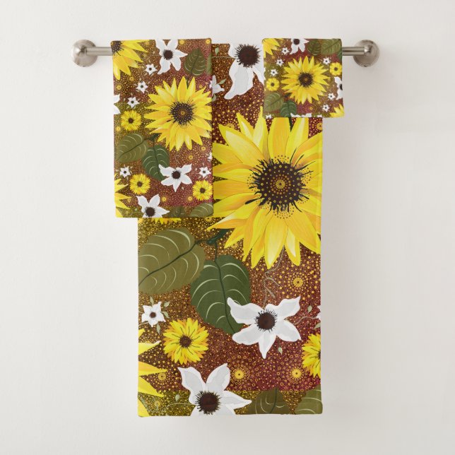 Floral bohemiana de girasol (In situ)