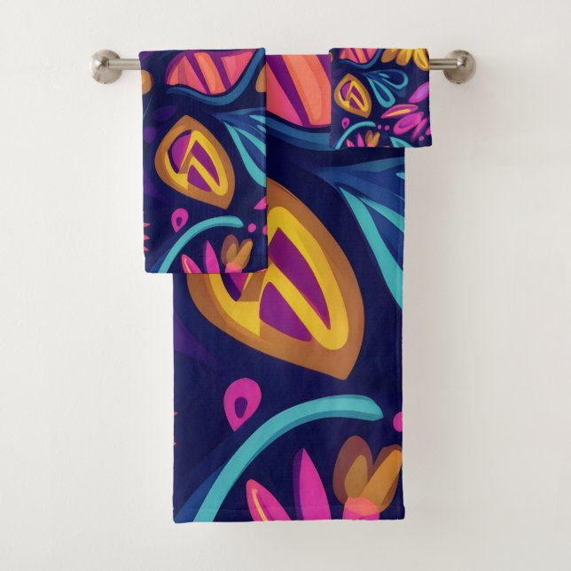 Floral Boho Abstract colorful 11 (In situ)