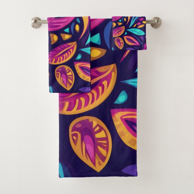 Floral Boho Abstract colorful 16 (In situ)