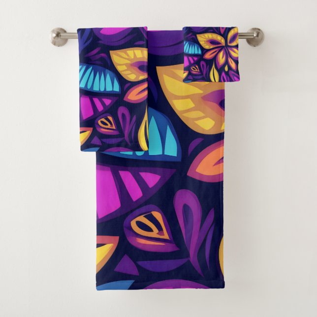Floral Boho Abstract colorful 2 (In situ)