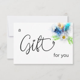 *~* Floral Boho acuarela Cristal Heart Feather