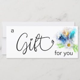 *~* Floral Boho Watercolor Crysta Feathers Heart