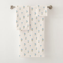 Floral Campestre Boho Silvestre Azul Tontito