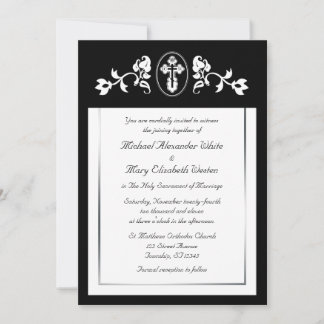 Floral con Invitaciones a la Boda Ortodoxa
