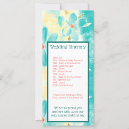 Floral con Verde azulado