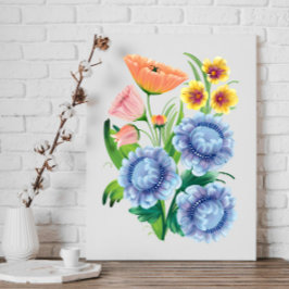 Floral de arte folclórico